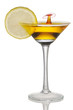 Lemon juice trickle goblet