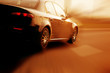Fast sport car, abstract speed motion