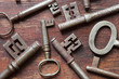 Antique key - shallow dof