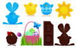Spring Easter Character Design Element Collection