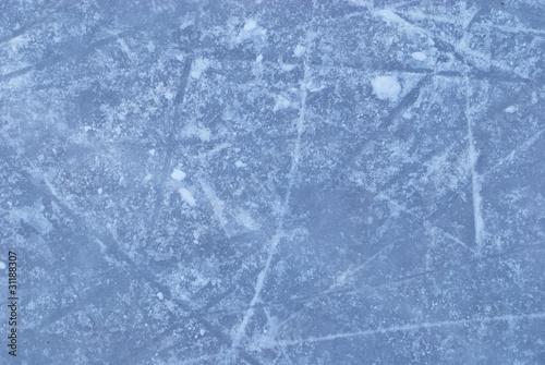 Photo: ice rink with snow texture ice rink with snow texture