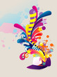 color splash vector illustration color splash vector illustration