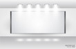 Showroom for product with LED spotlights