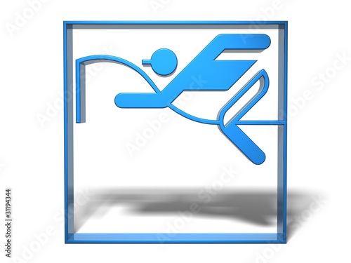 Illustration: Sport Piktogramm Galopprennen Sport Piktogramm Galopprennen