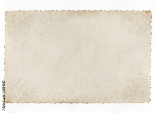 Foto: Conceptual old vintage paper Conceptual old vintage paper