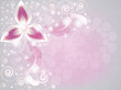 spring light background with swirls