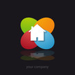 logo entreprise, logement durable, habitat