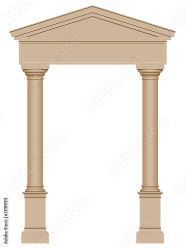 Illustration: Portail monumental Portail monumental