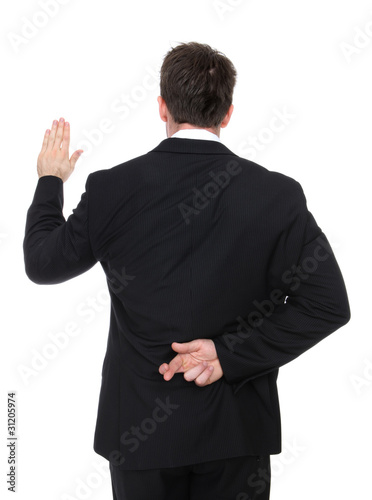Photo: Business Man Liar Business Man Liar