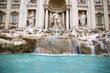 La Fontaine de Trevi à Rome
