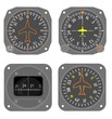 Aircraft instruments set #4
