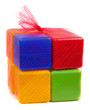 Packed plastic toy blocks Packed plastic toy blocks