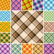 Seamless plaid patterns Seamless plaid patterns