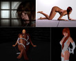 sexy woman collage