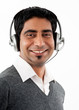 Foto: Mann mit Headset Mann mit Headset