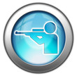 Glossy 3D effect button "Hunting"