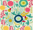 Seamless floral background