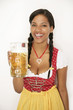 Oktoberfest Bier anprosten