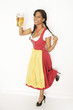 Oktoberfest Bier anprosten