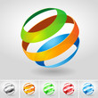 Abstract 3d symbol Abstract 3d symbol