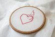 Foto: heart on tambour heart on tambour