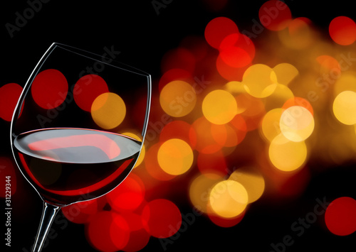 Photo: glass of red wine glass of red wine