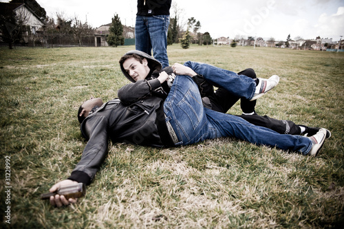 Photo: violence immobilisé violence immobilisé