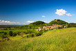 Landschaft Seitenroda mit Leuchtenburg