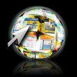 Internet Website Search with Arrow Cursor Internet Website Search with Arrow Cursor