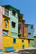 Colorful houses at Caminito street in La Boca, Buenos Aires Colorful houses at Caminito street in La Boca, Buenos Aires
