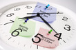 Clock and Post it Notes Clock and Post it Notes