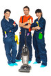 Photo: Cleaning service workers team Cleaning service workers team