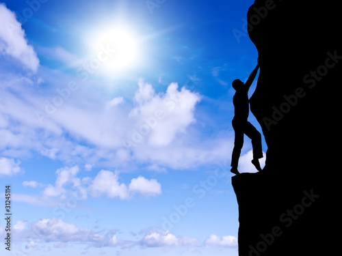 Illustration : climber climber