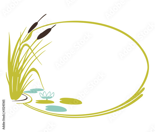 Vector: Background with cane. Vector Background with cane. Vector