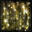 Abstract dark background with yellow stars Abstract dark background with yellow stars