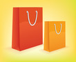 Shopping bags high detailed 3d vector