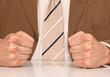 Businessman in a rage