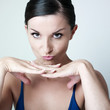 femme sexy sûre d'elle