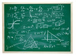 math formulas on school blackboard education
