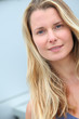 Portrait of beautiful blond woman
