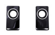 two computer speakers two computer speakers