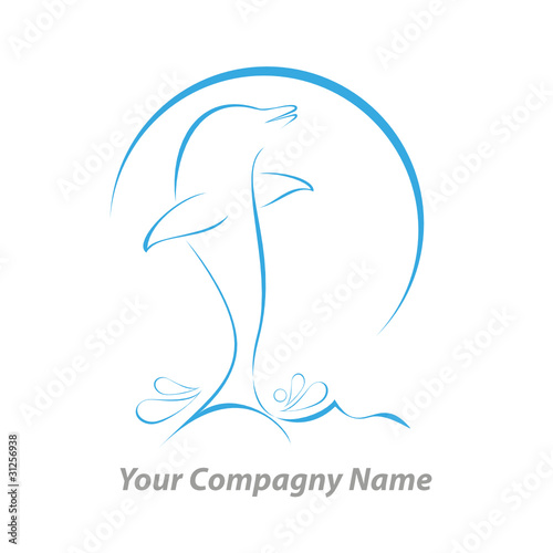 Vecteur : logo dauphin logo dauphin