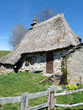 Maison avec toit de chaume, Cantal Maison avec toit de chaume, Cantal