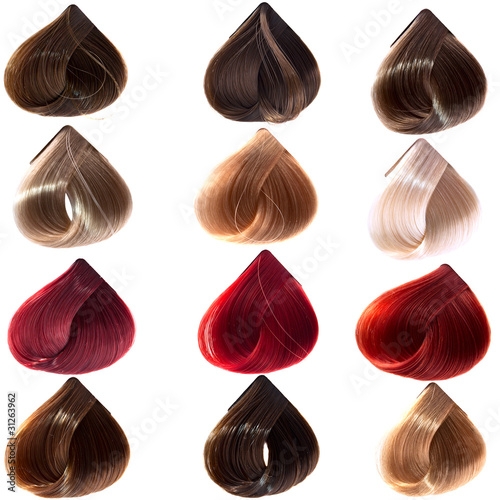 Foto: hair samples hair samples