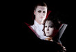 vampire couple portrait