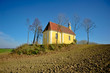 church in field