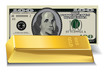 gold and dollar gold and dollar
