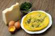 frittata con spinaci