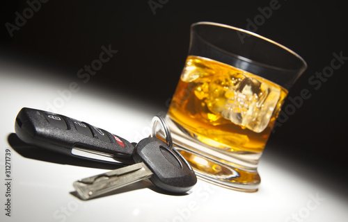 Photo: Alcoholic Drink and Car Keys Alcoholic Drink and Car Keys