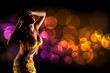 beautiful bellydancer in golden costume beautiful bellydancer in golden costume